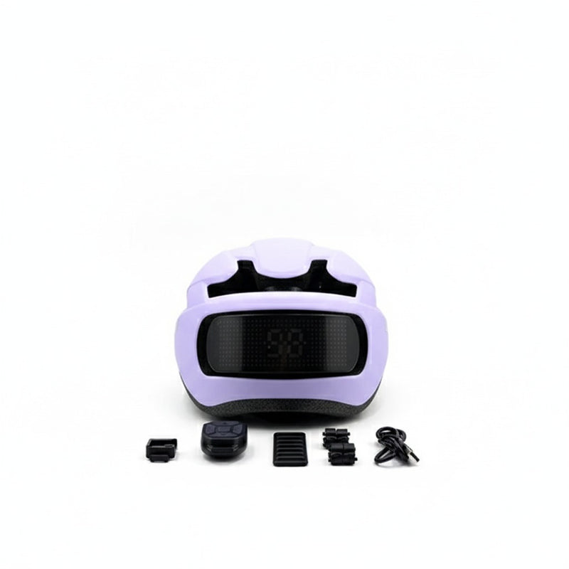 LED Bike Helmet with LED Display