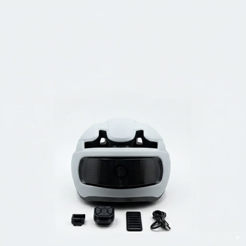 LED Bike Helmet with LED Display