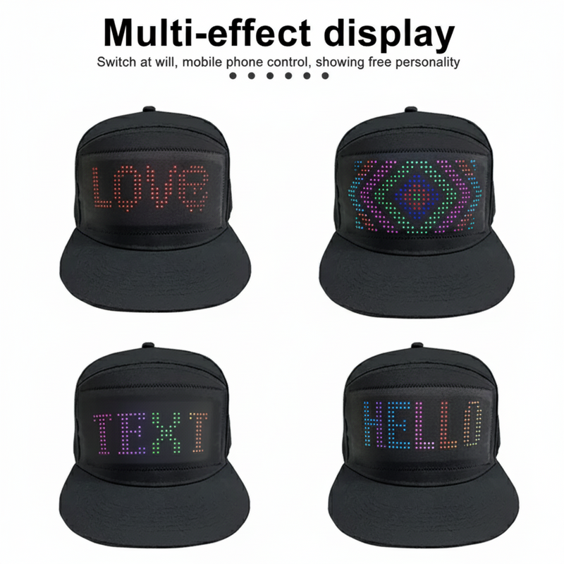 LED Hat Light Display