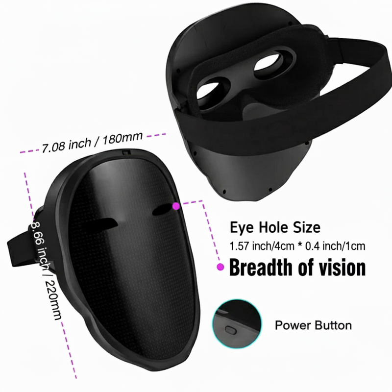 Party LED Light UP Mask