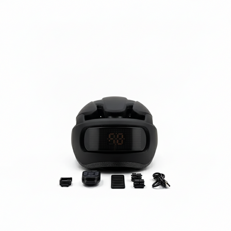 LED Bike Helmet with LED Display