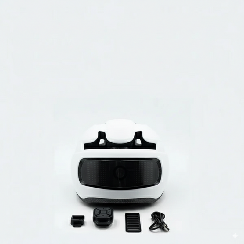LED Bike Helmet with LED Display