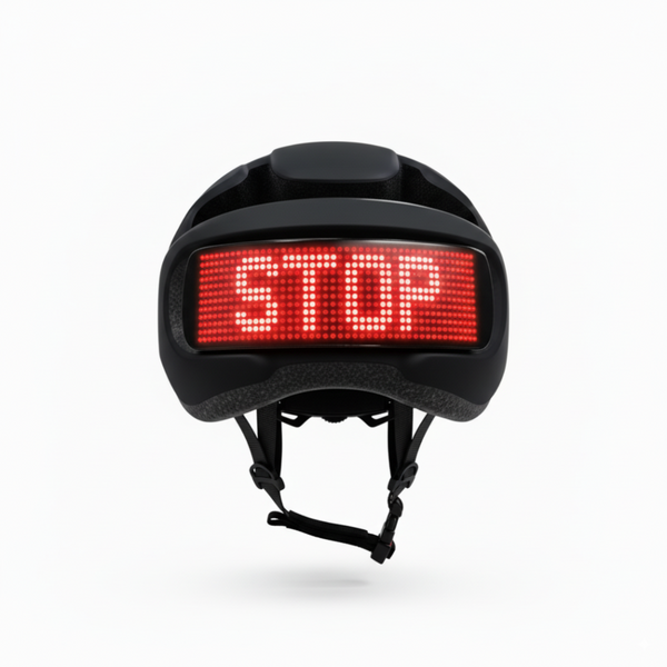LED Bike Helmet with LED Display