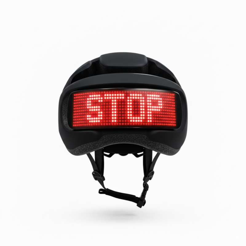 LED Bike Helmet with LED Display