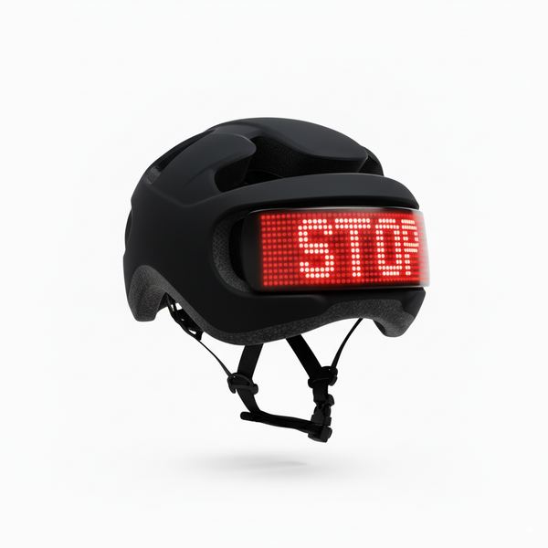 LED Bike Helmet with LED Display