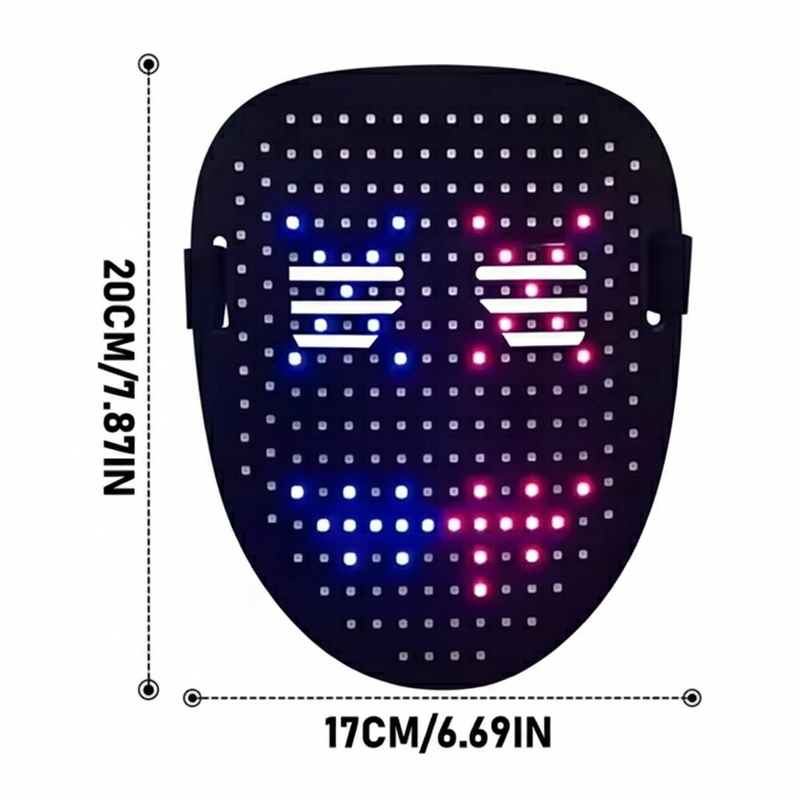 LED Mask with Gesture