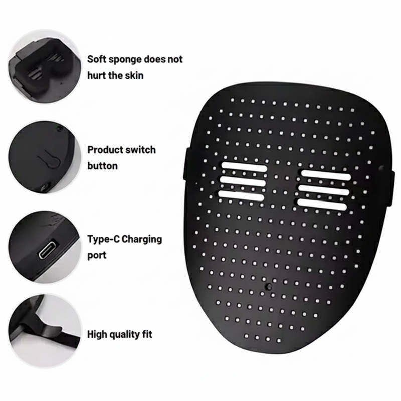 LED Mask with Gesture