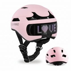 LED Bike Helmet with LED Display