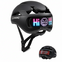 LED Bike Helmet with LED Display