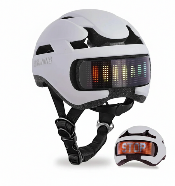 LED Bike Helmet with LED Display